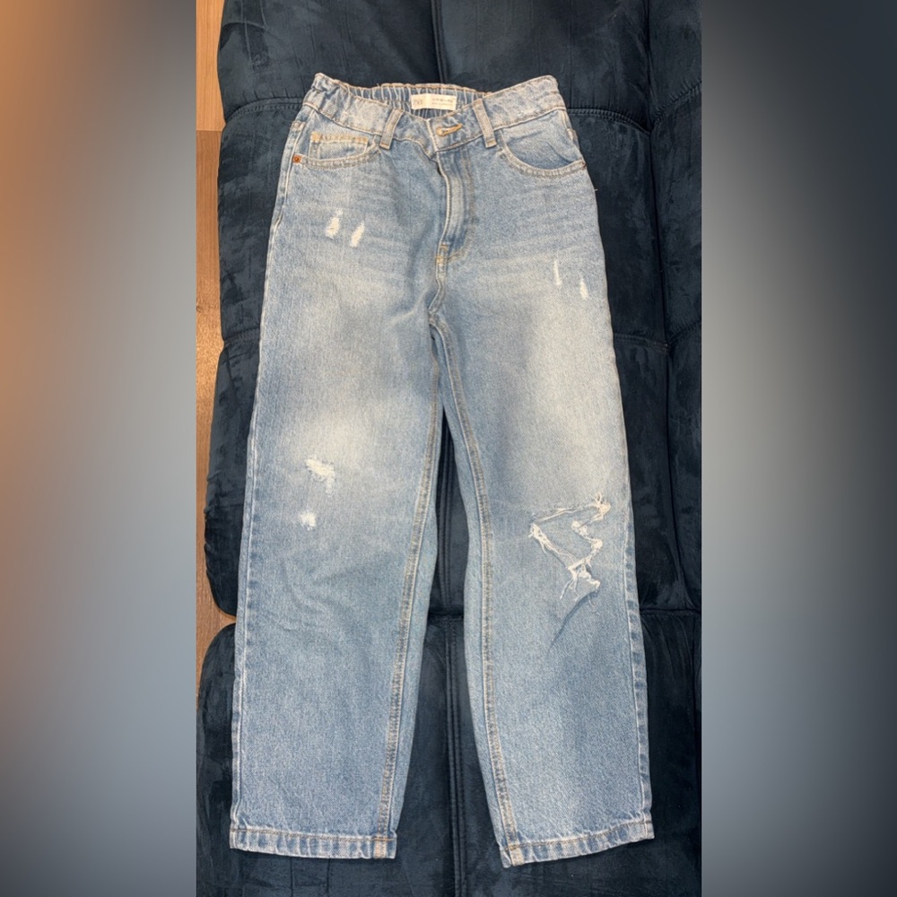 ZARA Girls Ripped Jeans
